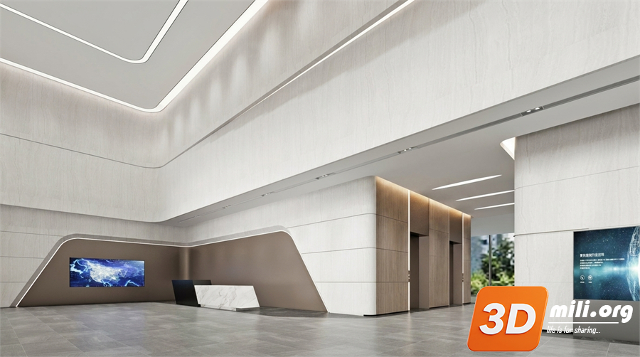 Lobby front desk Skp Files 